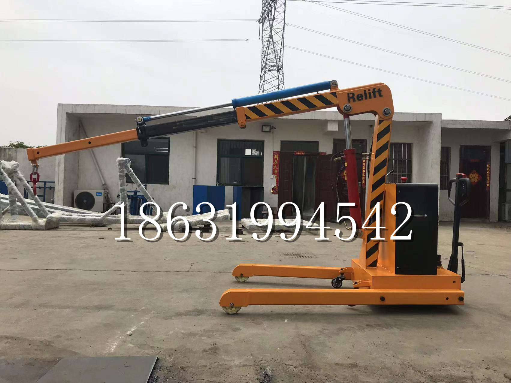 隆尧县久征定做3吨三轮随车吊 农用园林绿化移树吊 平板工程用小吊机